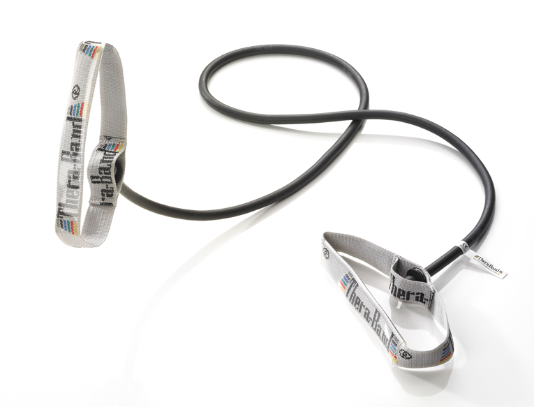Bild von Thera-Band® Bodytrainer Tubing mit flexiblem Griff, spezial stark / Farbe: Schwarz