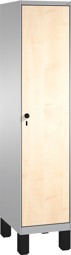 Zeige Details für Garderobenschrank einteilig, 1 Fach S3000 Evolo mit 400 mm, MDF Dekortüren, mit Füssen Bild von Garderobenschrank einteilig, 1 Fach S3000 Evolo mit 400 mm, MDF Dekortüren, mit Füssen