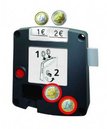 Zeige Details für SAFE-O-MAT® twin-coin Kassierschloss Bild von SAFE-O-MAT® twin-coin Kassierschloss