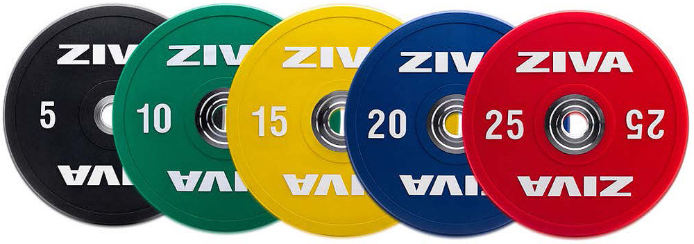 Bild von ZIVA ZVO URETHANE COMPETITION COLORED BUMPER DISCS - 2025