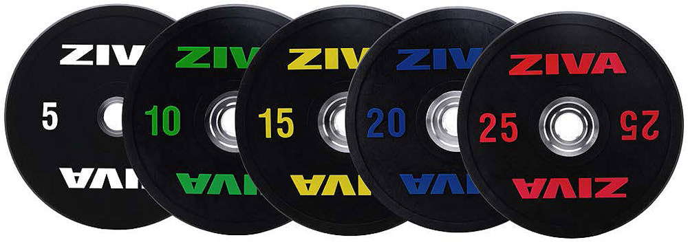 Bild von ZIVA SL BLACK URETHANE COMPETITION BUMPER DISCS - 2025