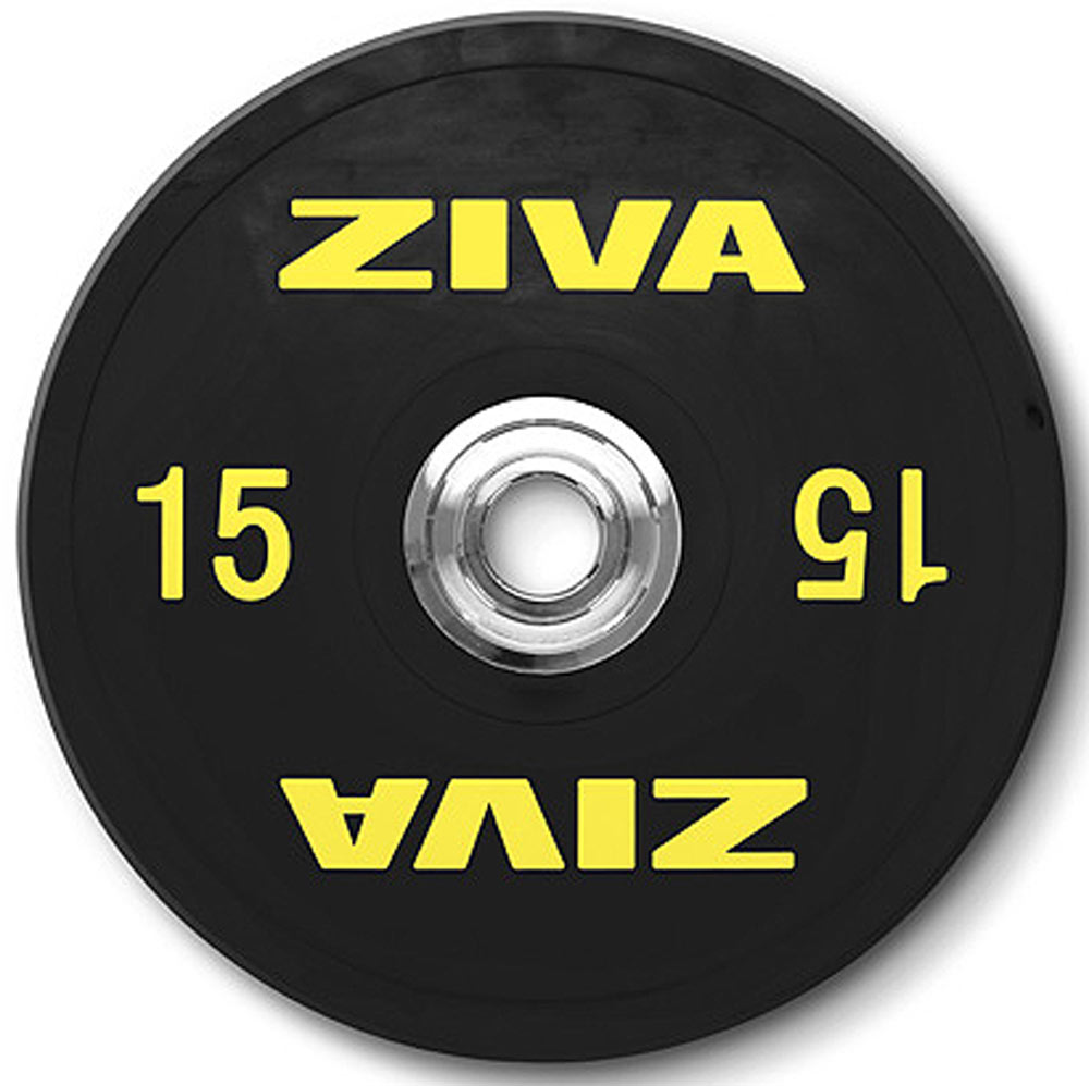 Bild von ZIVA SL RUBBER COMPETITION BLACK TRAINING BUMPER DISCS - 2025