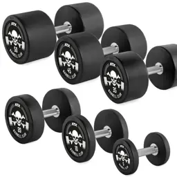 Zeige Details für PRO-Style – Rubber Dumbbells - mit Barbell Club Logo - 2,5 – 60 kg / 2,5 kg Steigerung Bild von PRO-Style – Rubber Dumbbells - mit Barbell Club Logo - 2,5 – 60 kg / 2,5 kg Steigerung